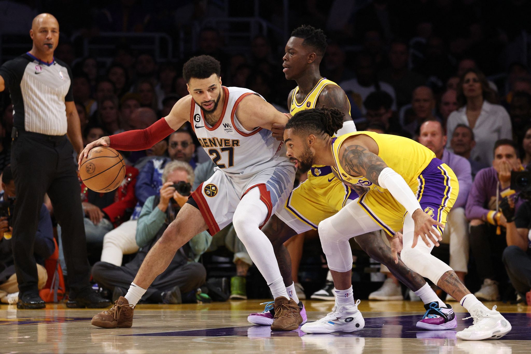 Rui Hachimura's Lakers swept in NBA Western Conference finals