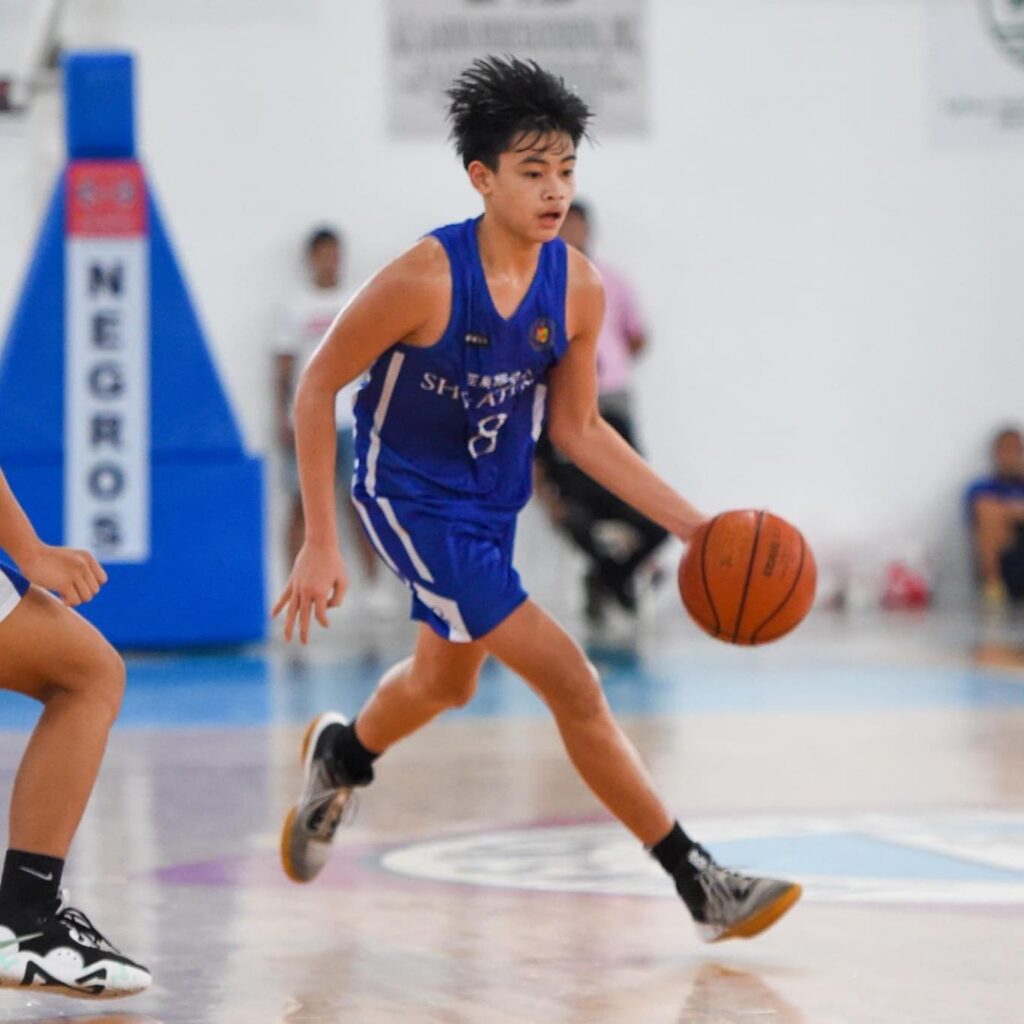 Magis Eagles coach proud of his ward, Suico, being part of NBA Academy in Singapore. In photo is Henry Kristoffer Suico. | Suico's Facebook page