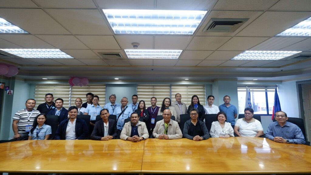 Officials of MCWD and its employees union pose for a photo after they signed a new Collective Negotiation Agreement (CNA) on Wednesday.