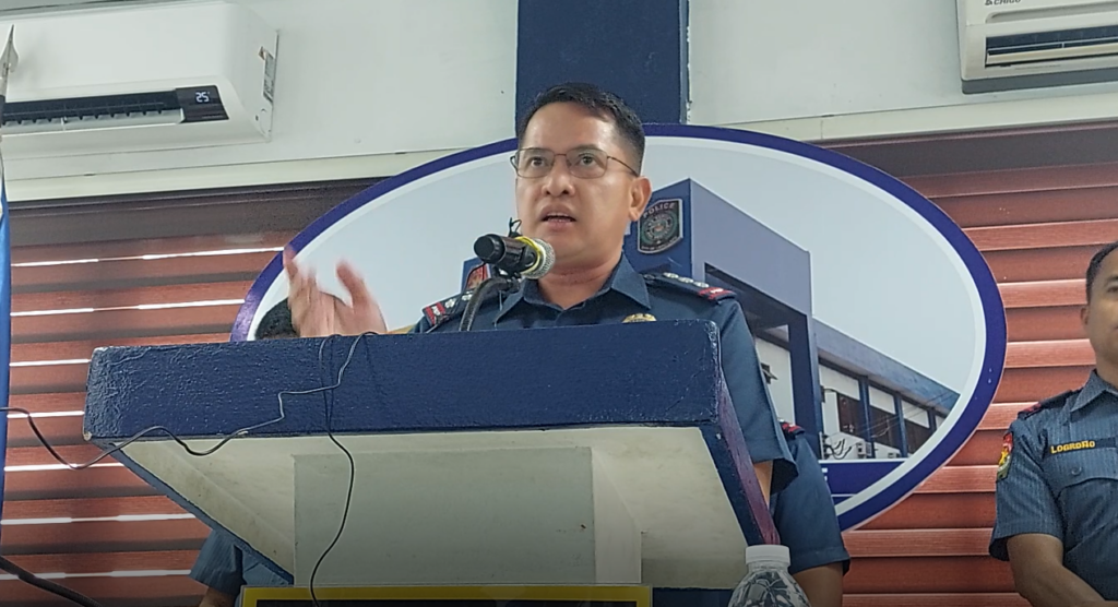 Drunk policeman accused of gatecrashing religious event, punching participant relieved. Police Colonel Elmer Lim, Lapu-Lapu City Police Office chief, says during a press briefing today, May 11, that the policeman accused of being drunk, gatecrashing a religious activity and allegedly punching a participant, has already been relieved from his post. | Futch Anthony Inso