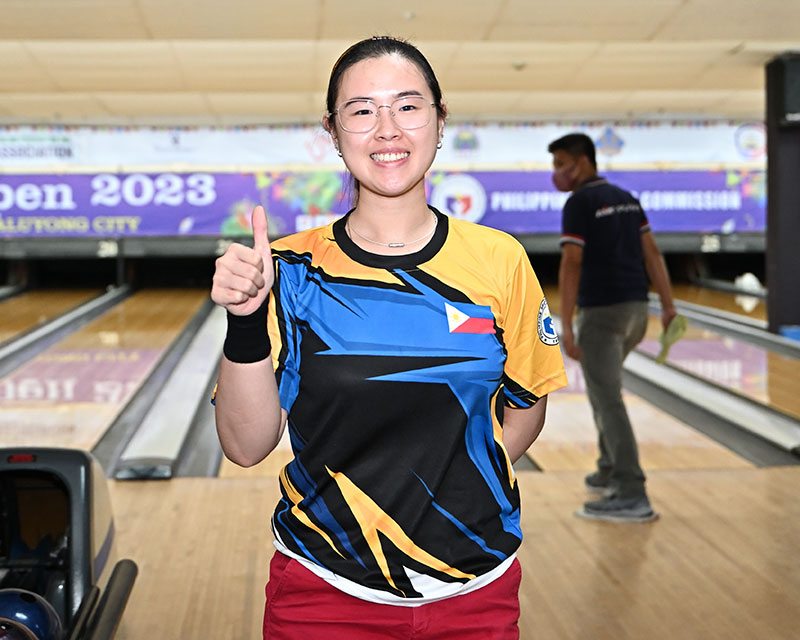 Alexis Sy-Chua during the PBF 4th Philippine International Open 2023. | Photo from the ABF-Online website