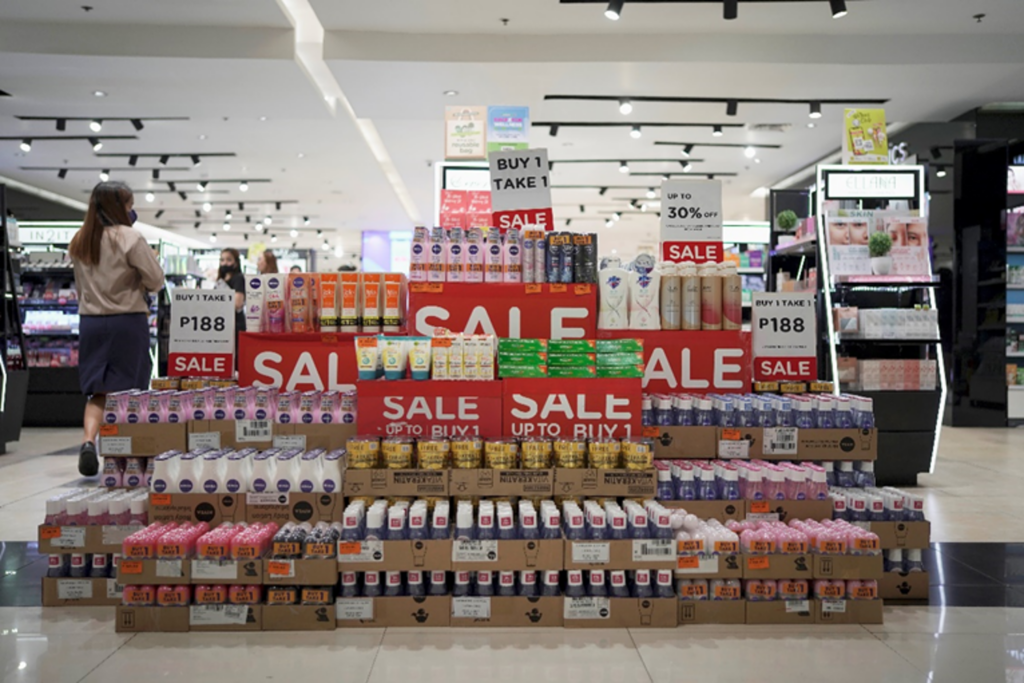 A wide array of health and wellness products on sale at the Watsons Sale