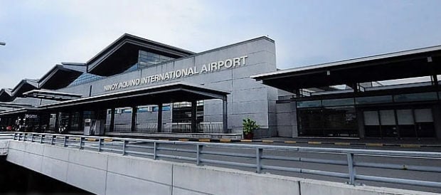 Photo showing the facade of the Ninoy Aquino International Airport.