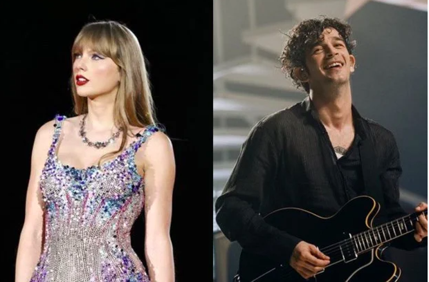 Taylor Swift and Matty Healy. Image: Instagram/@taylorswift, @the1975