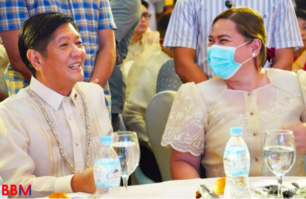 FILE PHOTO: President Ferdinand Marcos Jr. with Vice President Sara Duterte-Carpio in this file photo taken during the oath-taking ceremony in Cebu. Image from BBM / Facebook