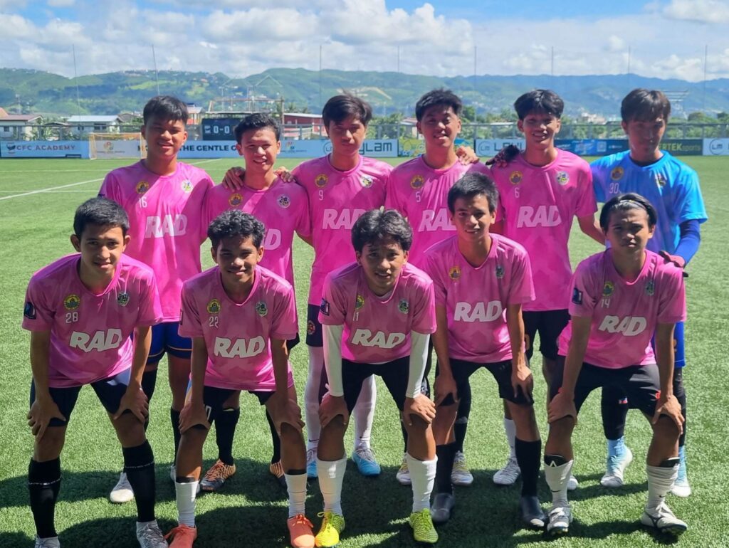 Members of Central Visayas Football Association U19 squad.