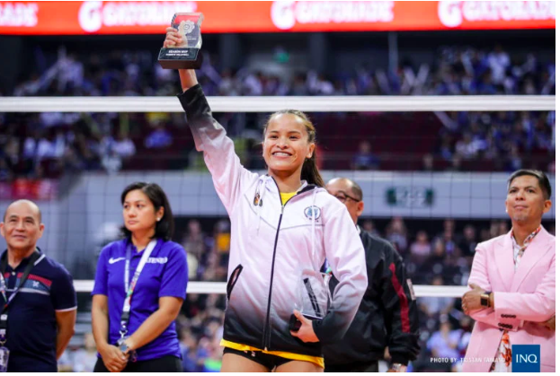 Sisi Rondina during her MVP year in the UAAP with UST Tigresses. –INQUIRER FILE PHOTO