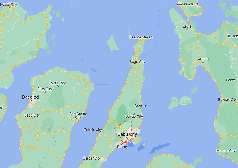 Cebu City map | Google map