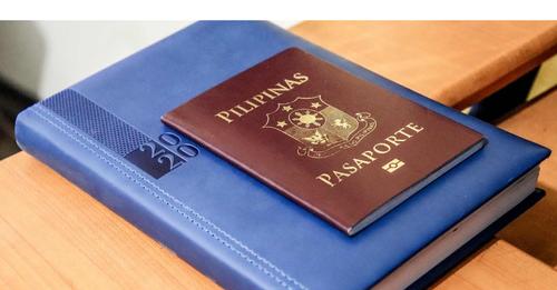 File photo of a Philippine passport.