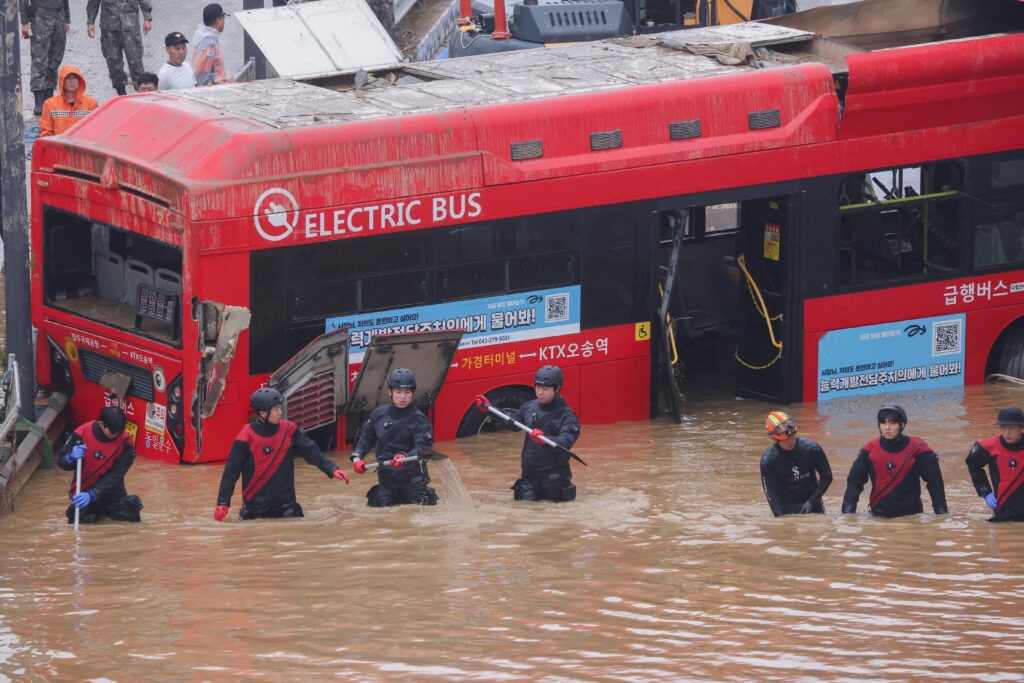 South Korea flood