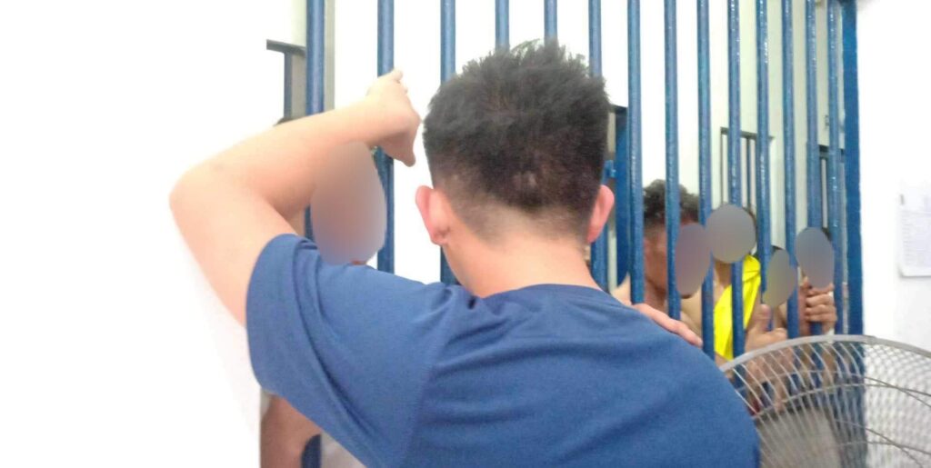 Two men were arrested by police after attacking two other men after a drinking spree in Cebu City on Saturday, July 8, 2023. | Paul Lauro