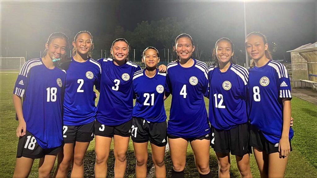 6 Cebuanas, 1 Boholana to play for Philippines in AFF U19 Women’s football tourney in Indonesia - CVFA. Female footballers Jodi Marie Y. Banzon (from left), Jelena Loren Soon, Elisha Flor Maio Lubiano, Kyza Stephan Colina, Rae Mikella Tolentino, Maegan Andrea Alforque, and Celina Beatrice Salazar of the Central Visayas Football Association will be in the national team representing the Philippines in the Asian Football Federation Under 19 Women's Championships in Indonesia this month. | Photo from CVFA