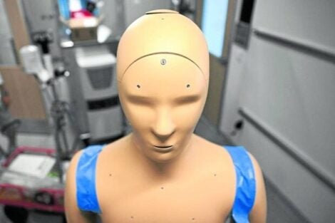 Sweaty robot can help study heat’s effect on humans. ANDI CAN TAKE IT | Researchers at Arizona State University have designed Andi, or Advanced Newton Dynamic Instrument, a sensor-filled thermal mannequin that measures howhumans respond to extreme heat exposure. (Agence France-Presse)