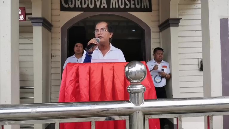 Cordova town election officer Jovito Beltran for story: In Cordova town, Comelec to assign schedules for filing of COCs