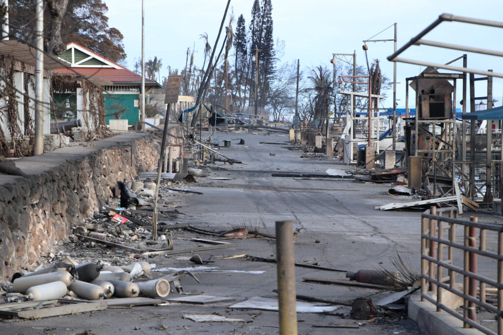 Maui wildfires: death toll rises to 67 as survivors begin returning home to assess damage. In photo is a view of burned debris after wildfires devastated the historic town of Lahaina, Maui, Hawaii, U.S.
