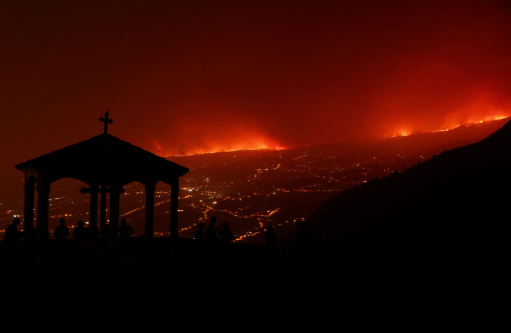 Wildfire in Spain.
