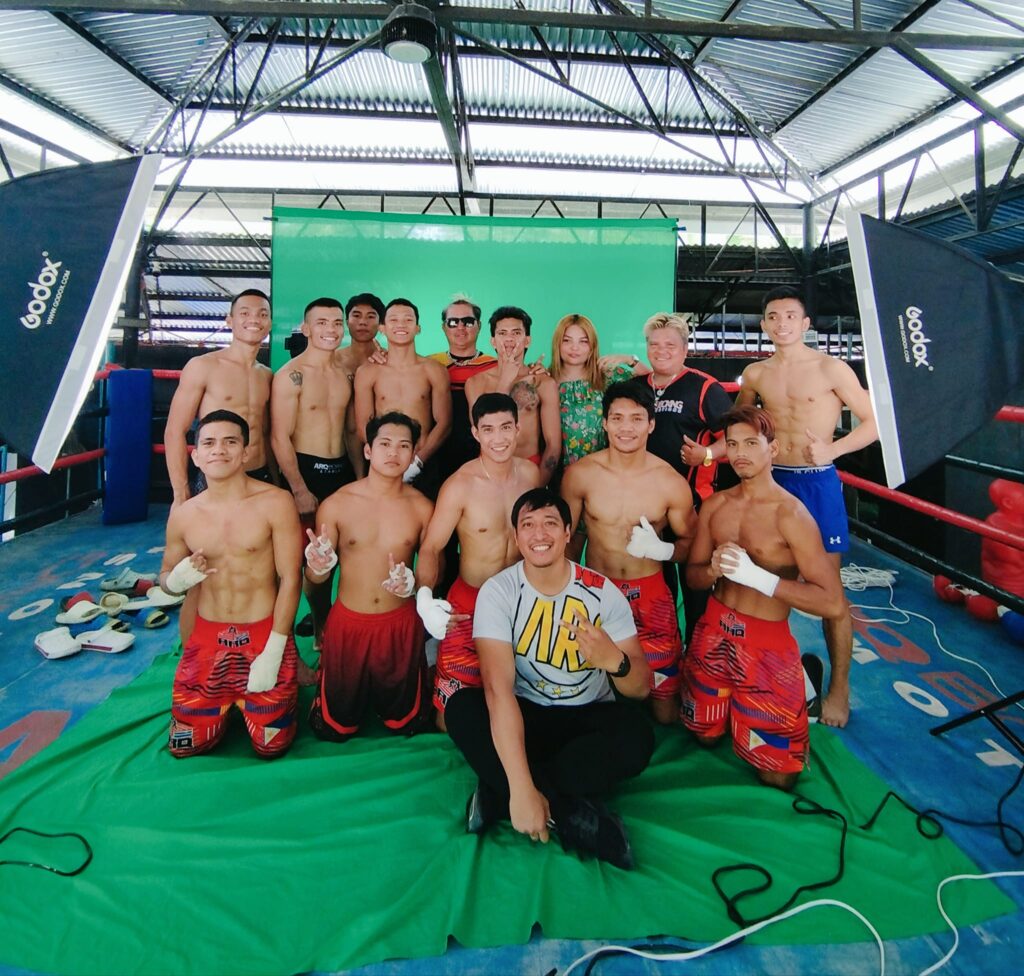 Engkwentro 11 : Fight card for August 15 fight card in Lapu-Lapu now complete. ARQ Boxing Stable boxers pose for a group photo at their gym in Barangay Talamban, Cebu City. | Contributed photo