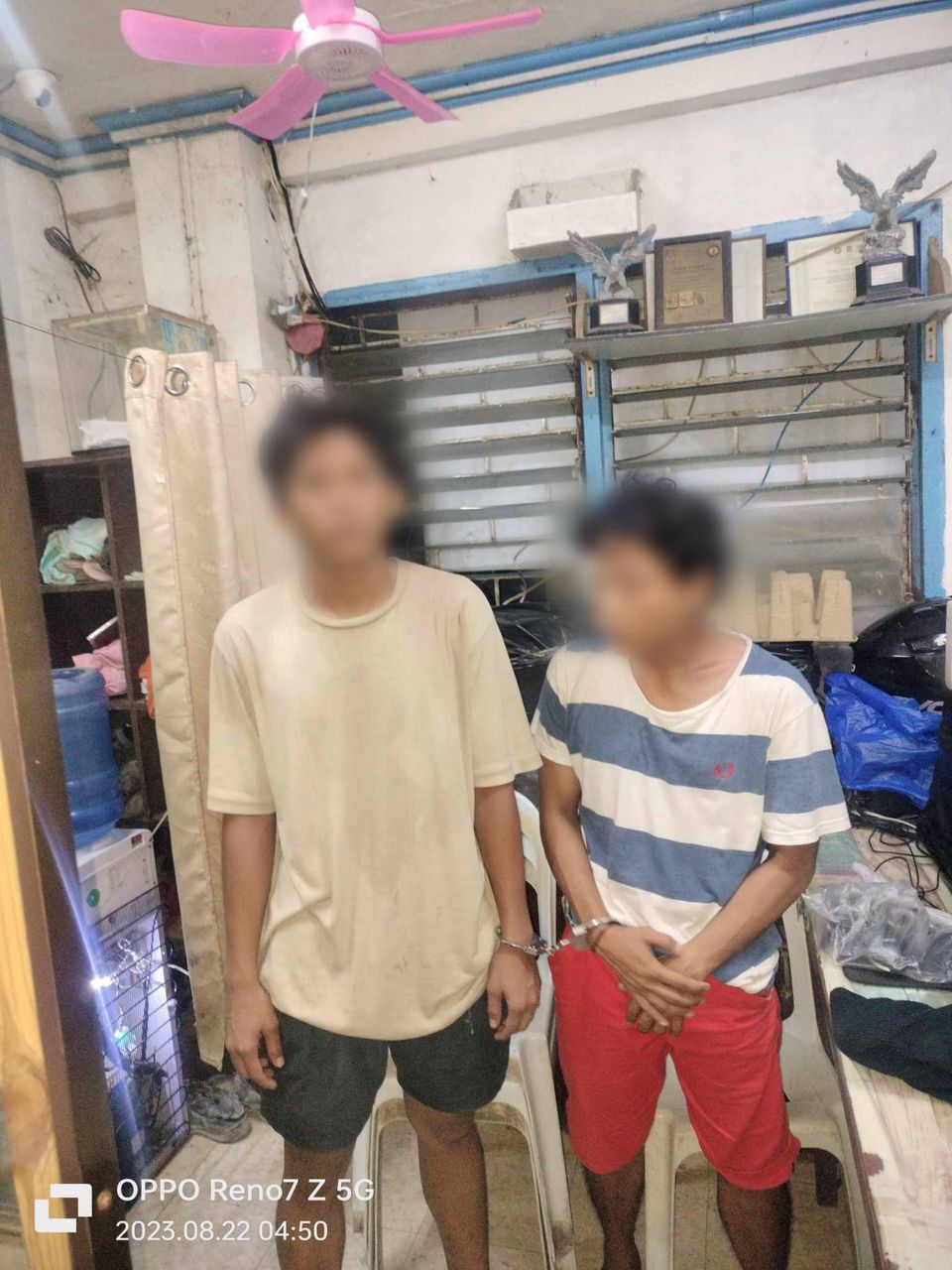 Mambaling police: 2 men nabbed for stealing motorcycle allegedly to exchange for shabu
