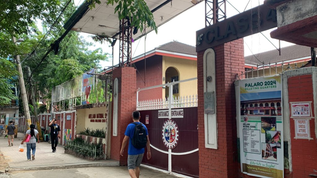 A photo of Abellana National High School in Cebu City.