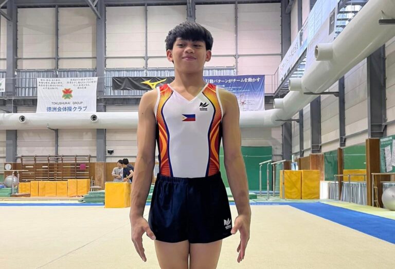 Carlos Yulo's younger brother dominates Palaro with 6 gymnastics golds ...