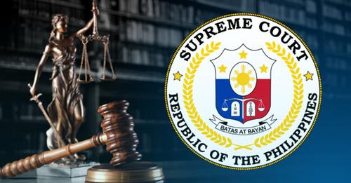Logo of the Supreme Court of the Philippines for story: Bar Exams 2023: Cebu university graduate is No. 8 among 3,812 passers