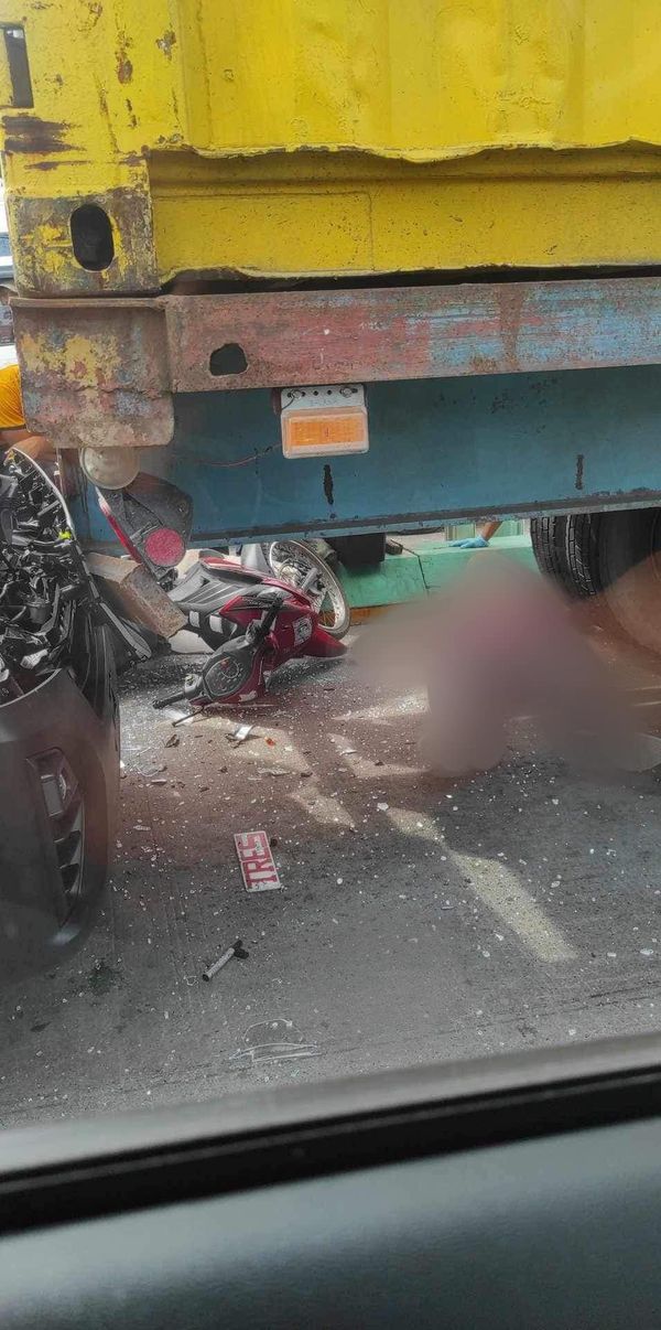 Motorcycle driver injured in vehicle smashup in NRA, Cebu City