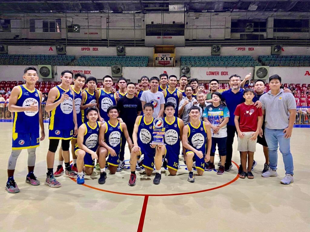 The UC Baby Webmasters along with BPBL organizers pose for a group photo during the awarding ceremony of the tournament. | Contributed photo