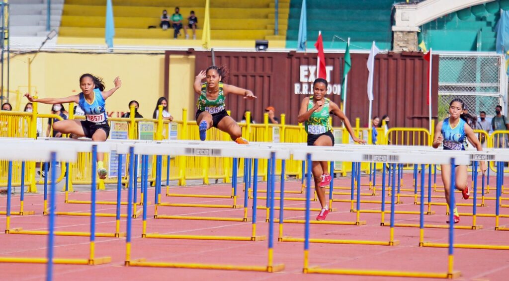 CCSC face-lift forces 3 Cesafi sports events to be held in other venues. IN PHOTO are the Cesafi athletics' women's hurdles competition in 2022 at the CCSC. | Photo from Sugbuanong Kodaker