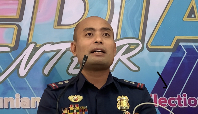 Negros Oriental under Comelec control to assure peace, order during election. In photo is Police Lieutenant Colonel Gerard Ace Pelare, spokesperson of PRO-7