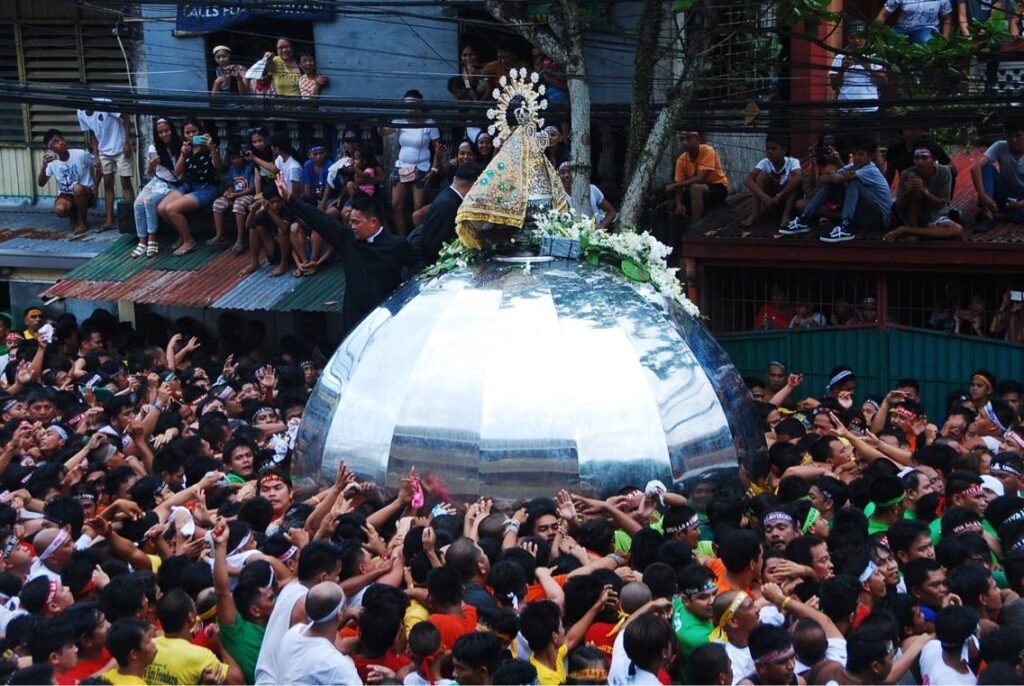 Traslacion. The Our Lady of Peñafrancia whose feast day is celebrated in Naga City this September. | Inquirer.net File Photo