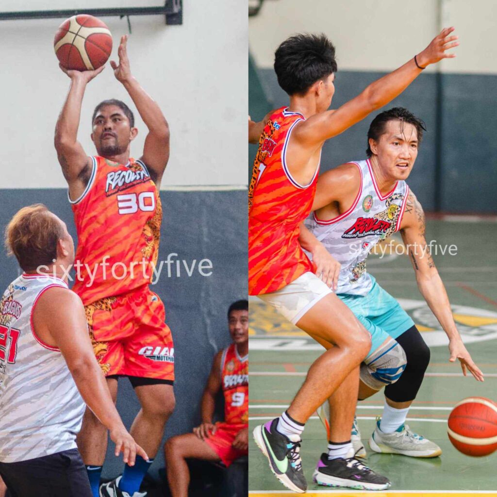Ralvie Pogoy of Batch 2003 and Jake Emerson Diamante of Batch 2009 during their respective games in Damazo Cup Season 13.