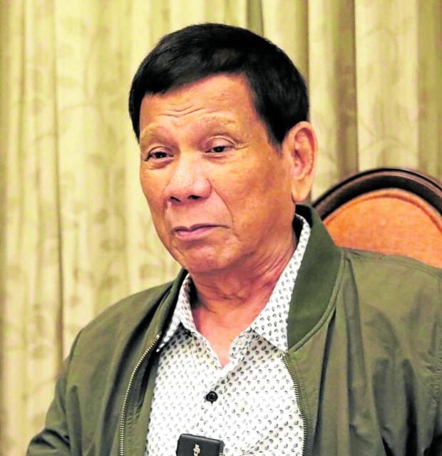 Former President Rodrigo Duterte.