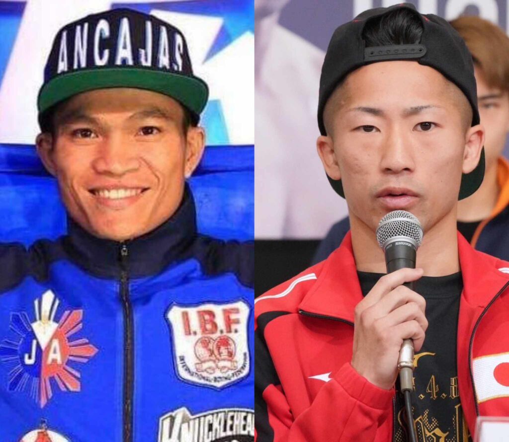 Jerwin Ancajas (left) and Takuma Inoue (right). | Facebook and Twitter photos