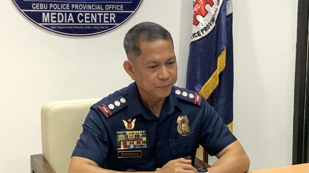 Loose firearms: 292 guns seized from August to October. In photo is Police Colonel Percival R. Zorrilla, director of the Cebu Police Provincial Office (CPPO).
