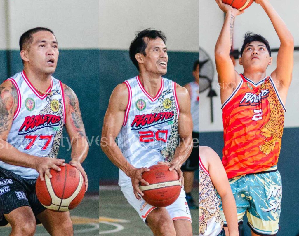 Damazo Basketball Cup: Paolo Seno (from left), Jojo Tangkay, and Roy Quiachon. | Contributed photos