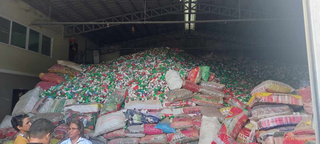 These are the hoarded gas cylinders inside the warehouse of a multigas company. | Contributed photo