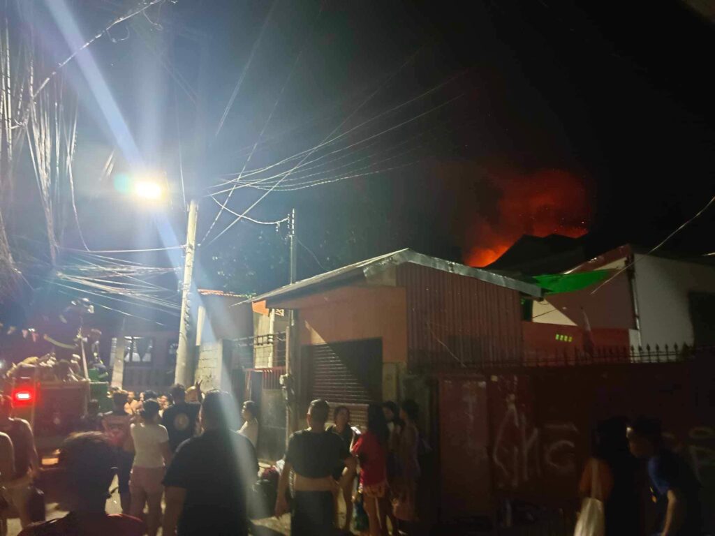 The fire that hit Barangay Basak San Nicolas, Cebu City early Thursday morning, October 19, 2023, destroyed P1.6 million worth of properties and displaced 16 individuals.