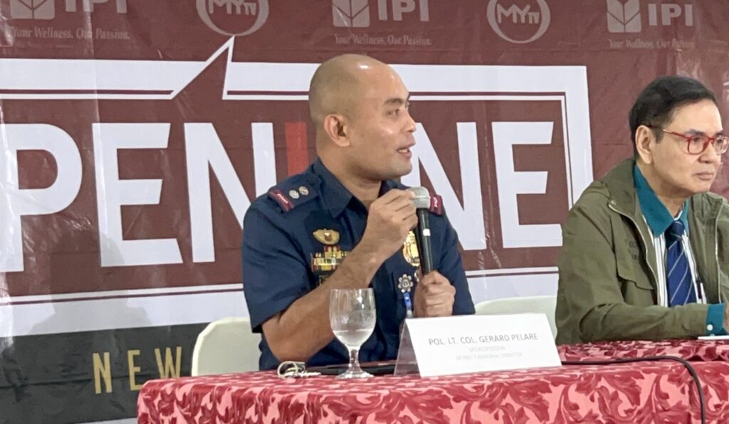 Central Visayas police expect ‘safe and secure’ Barangay, SK elections. In photo is Police Lieutenant Colonel Gerard Ace Pelare, spokesperson of Police Regional Office in Central Visayas, who says that they are expecting a generally safe and secure Barangay and SK elections in the region this year. | Emmariel Ares