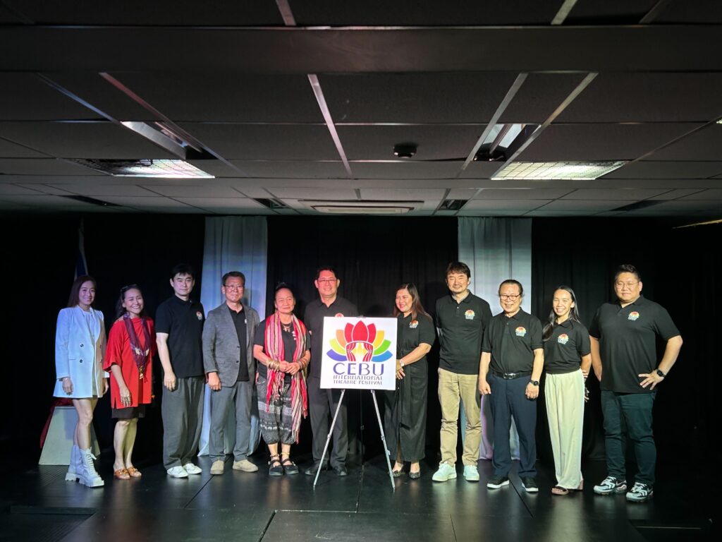 First international theatre festival to happen in Cebu in 2024. The Cebu International Theatre Festival (CITF) committee poses for a photo with CITF's logo during its launch on October 19. | CDN File Photo/Niña Mae Oliverio