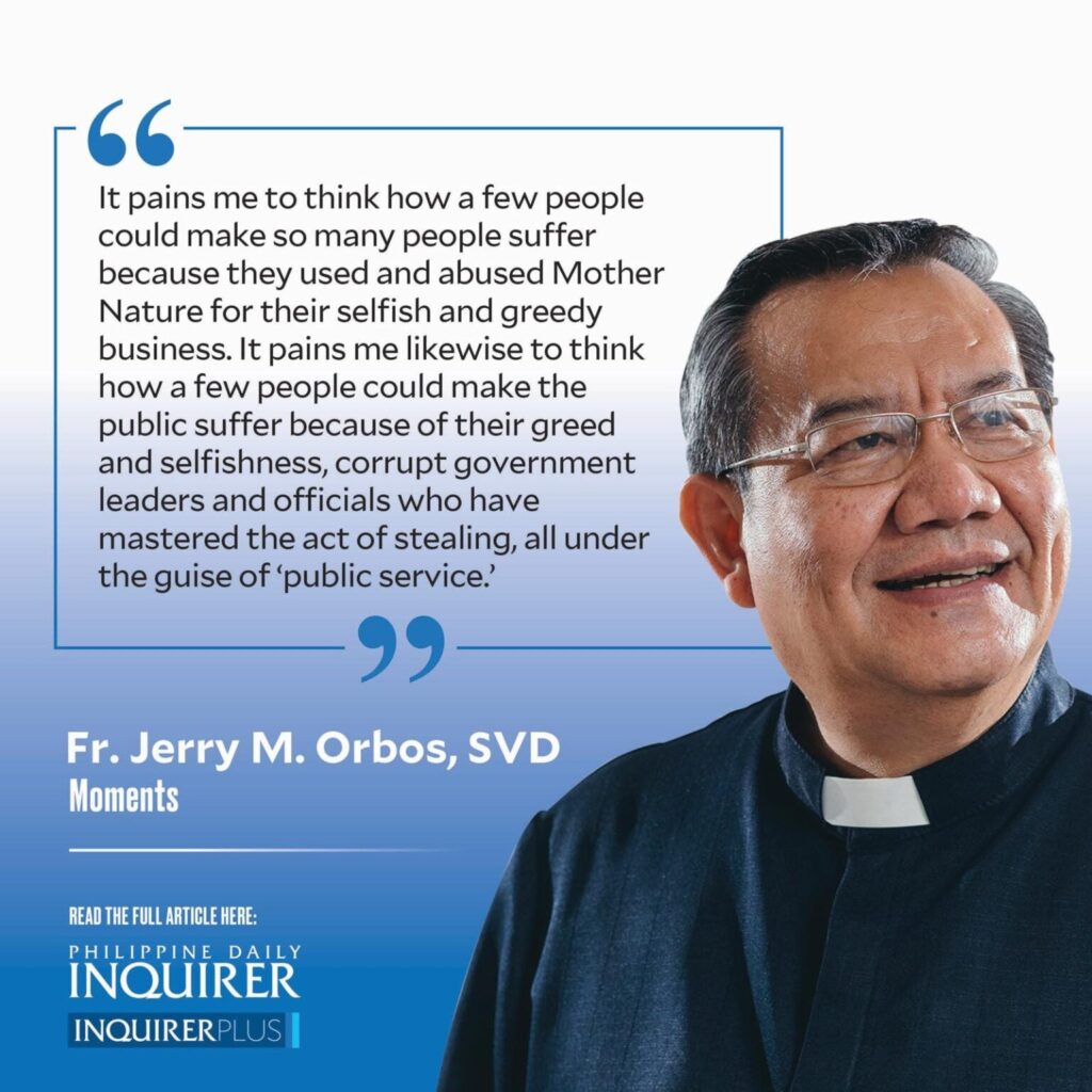 Keep giving! says Fr. Jerry Orbos in his column