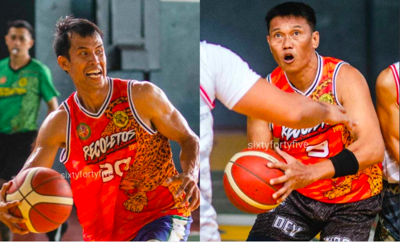 USJ-R Damazo Hoops Cup. In photo are Jojo Tangkay of Batch 1997 and Joy Olofernes of Batch 1995 during their USJ-R High School Alumni-Damazo Basketball Cup Season 13 game. | Contributed photos