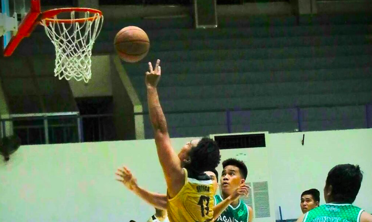 ARQ's Ian Ortega goes for a layup during their MPBA Season 2 match against Rongcales Haulier. | MPBA photo