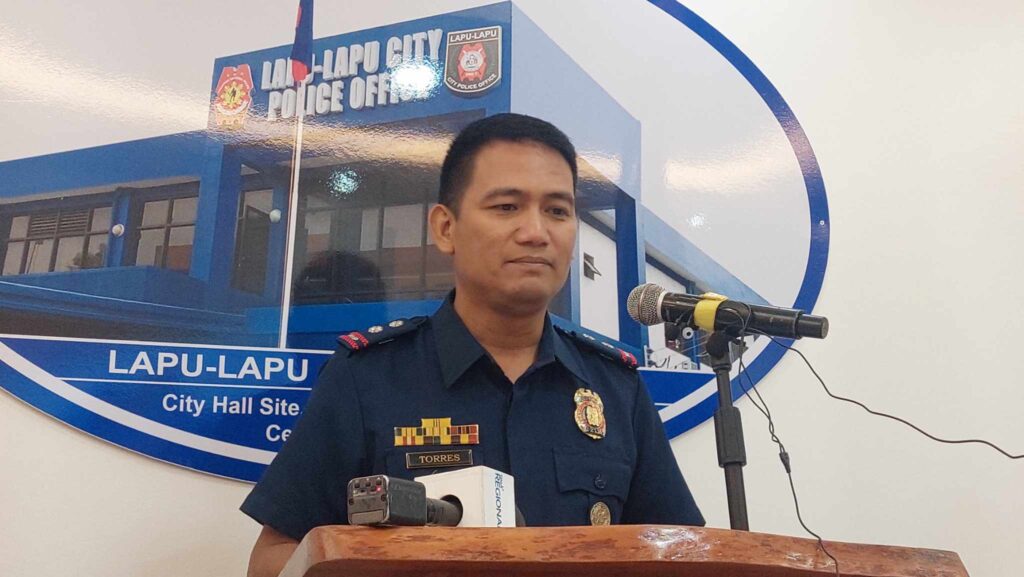 Police Lieutenant Colonel Christian Torres said, spokesperson of Lapu-Lapu City Police Office, says that they are ready to secure the Oponganons celebrating the activities leading to and on the fiesta day of the Nuestra Señora Virgen dela Regla. | Futch Anthony Inso