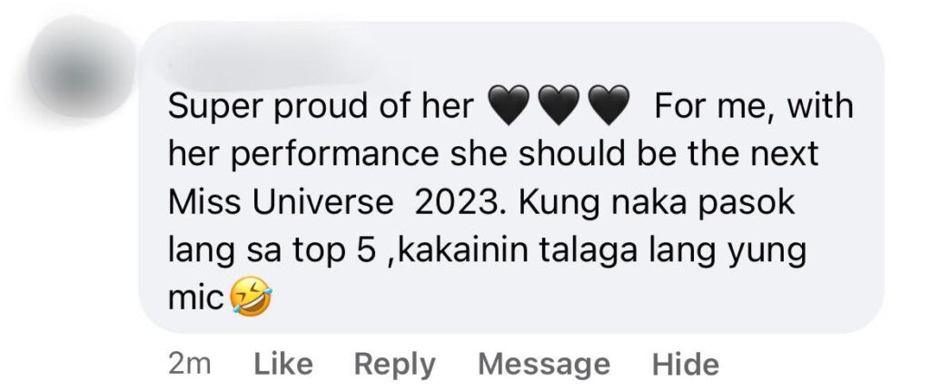 Cebuano netizens react: Michelle Dee deserves to be in the top 5 of Miss Universe 2023
