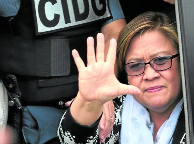 Former Senator Leila de Lima—INQUIRER FILE PHOTO