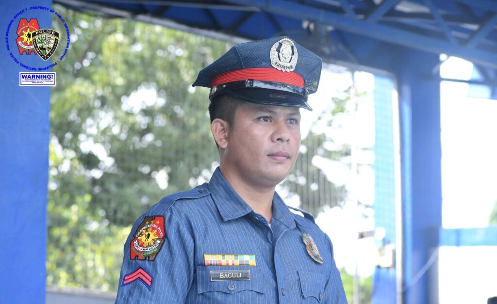 Police officer, disguised as poseur buyer, killed during buy-bust in Cebu City. In photo is Police Staff Sergeant Ryan Languido Baculi from the Regional Police Drug Enforcement Unit (RPDEAU).