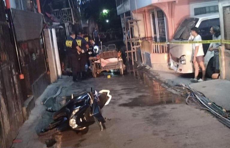 Here is a photo of the crime scene where a police officer was shot and killed during a buy-bust operation in Barangay Kinasang-an, Cebu City on Wednesday, November 15,2023.