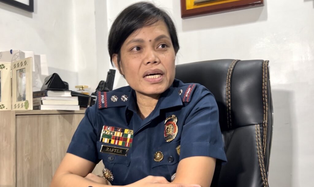 Cebu City police rescue teams 'prepared' for emergencies amid bad weather. In photo is Police Lieutenant Colonel Janette Rafter, Cebu City Police Office (CCPO) deputy director for operations.