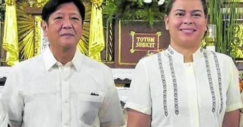 President Bongbong Marcos Jr. and Vice President Sara Duterte.