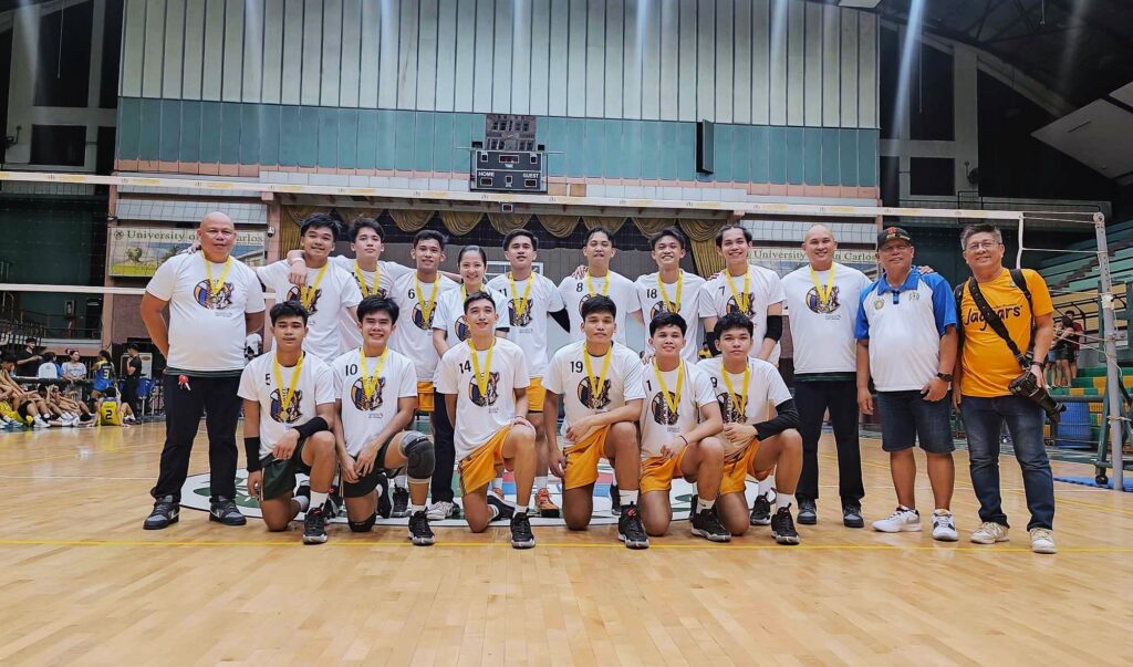 USJ-R Baby Jaguars boys team is this year's Cesafi boys volleyball champions after defeating UC Webmasters for the title. | Glendale Rosal